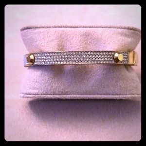 Michael Kors diamond and gold bracelet